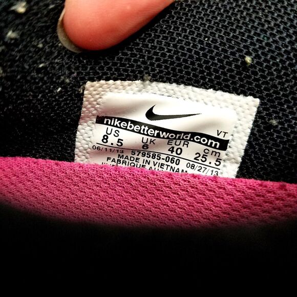 Nike Womens Air Max Plus 2013 579585-060 Size 8.5 Black Running Shoes - Picture 10 of 10